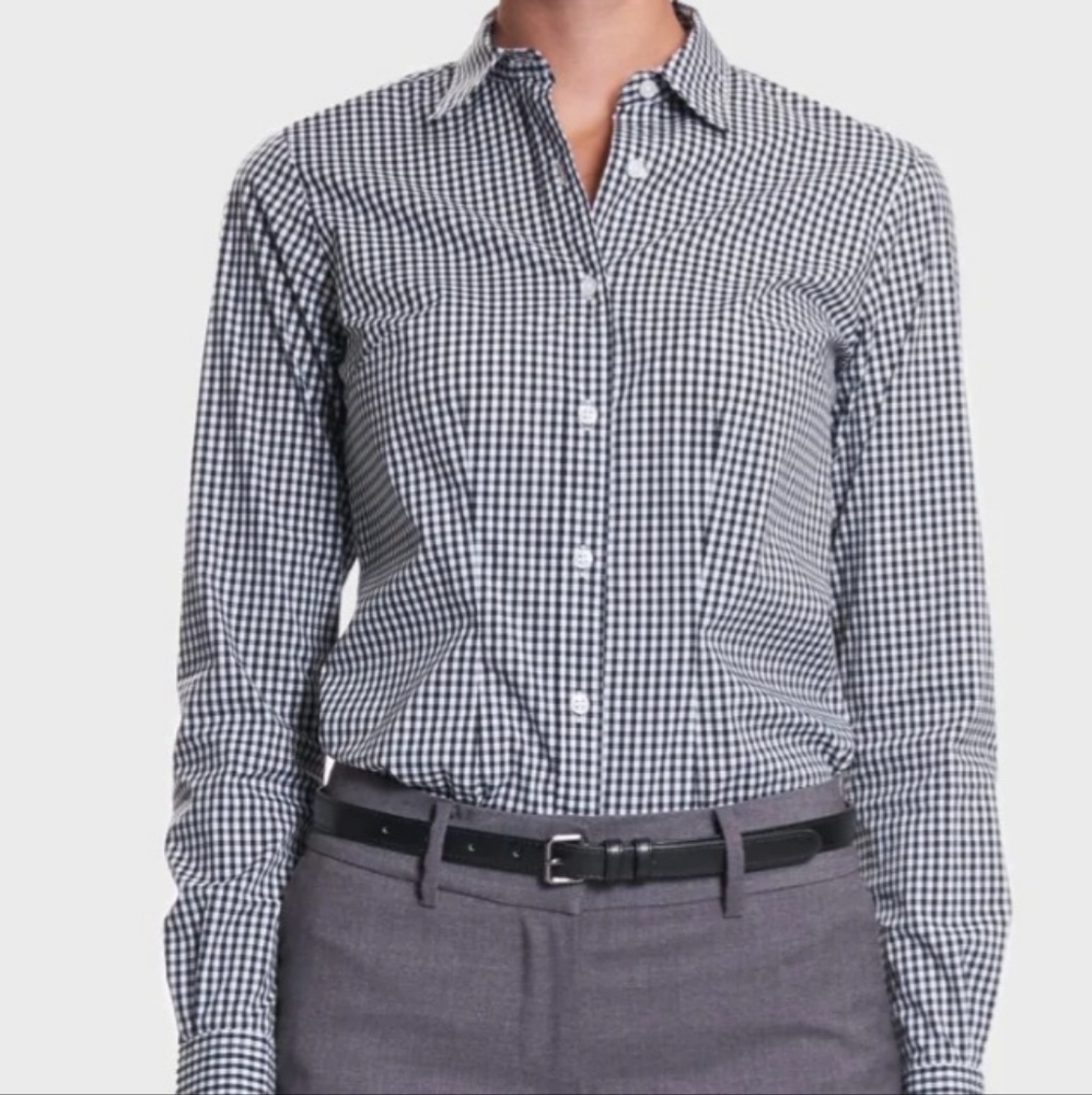 Ladies' Classic Blouse - Black/White